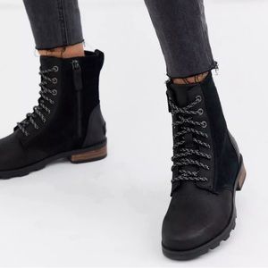 SOREL Emelie Leather & Suede Ankle Boot